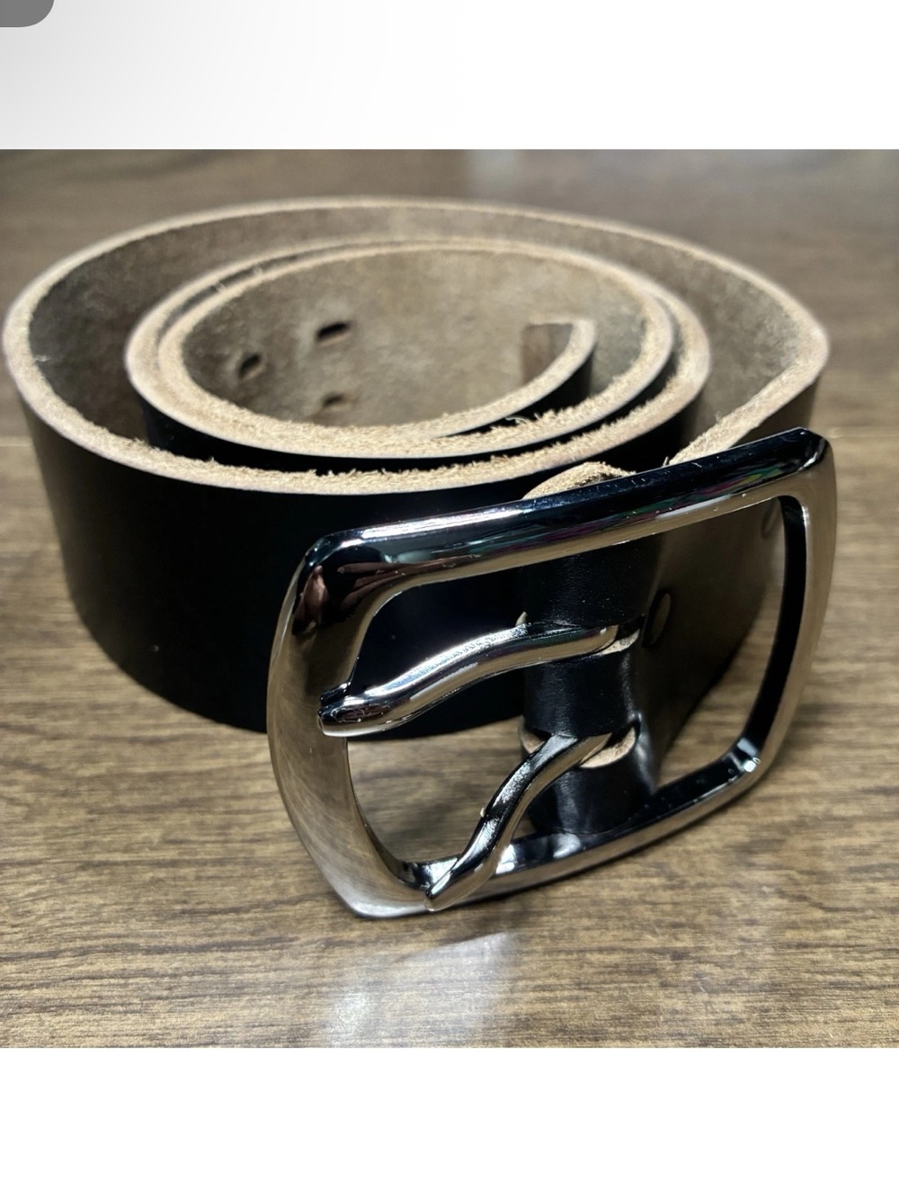 Schott Genuine Horween Belt Sz 36 Black 2” Wide